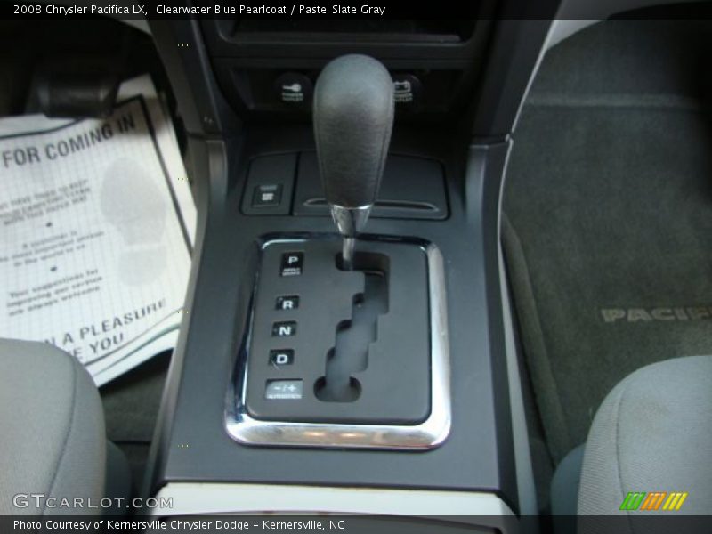Clearwater Blue Pearlcoat / Pastel Slate Gray 2008 Chrysler Pacifica LX