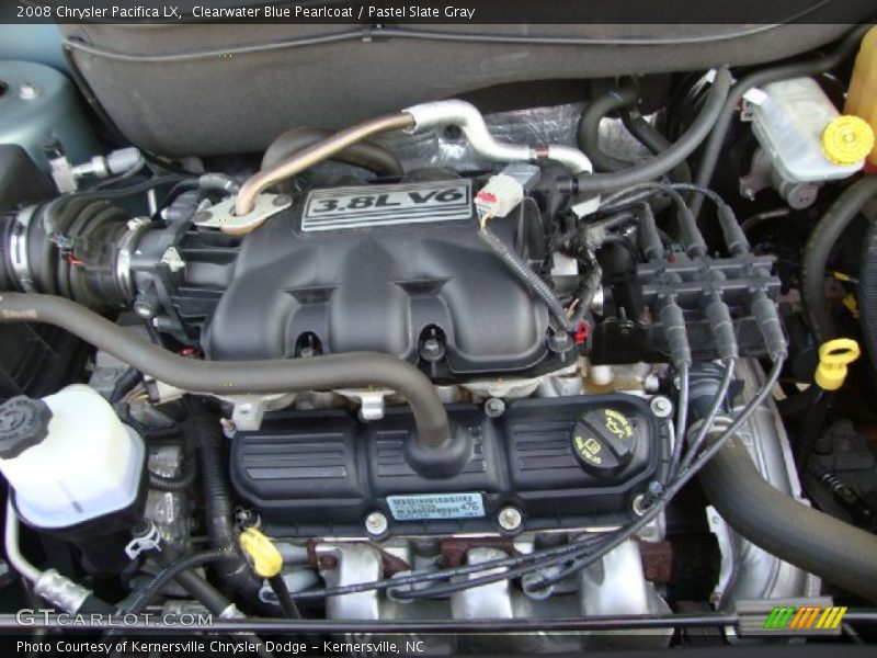 Clearwater Blue Pearlcoat / Pastel Slate Gray 2008 Chrysler Pacifica LX