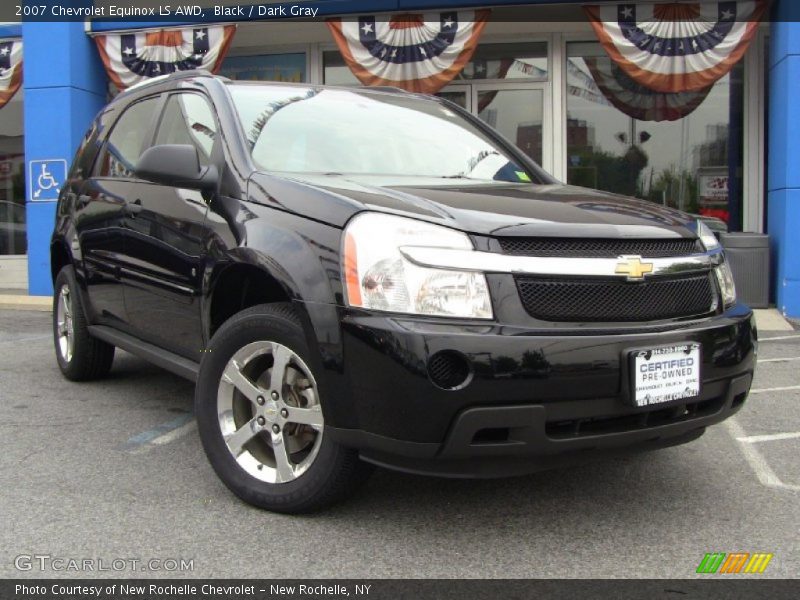 Black / Dark Gray 2007 Chevrolet Equinox LS AWD