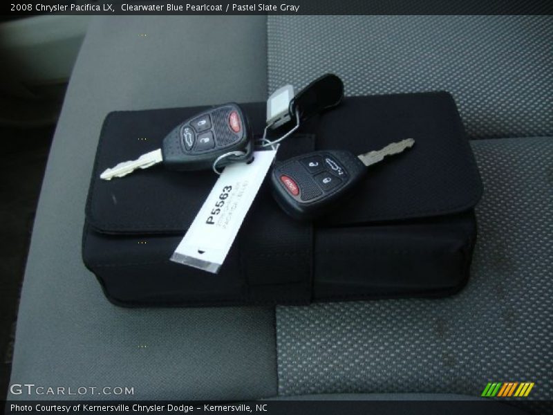 Clearwater Blue Pearlcoat / Pastel Slate Gray 2008 Chrysler Pacifica LX
