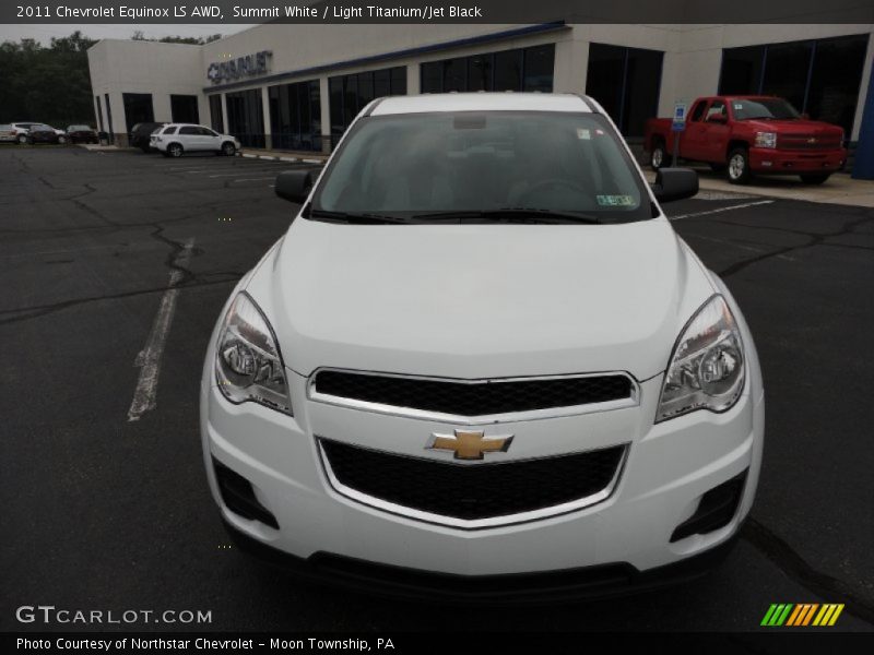 Summit White / Light Titanium/Jet Black 2011 Chevrolet Equinox LS AWD