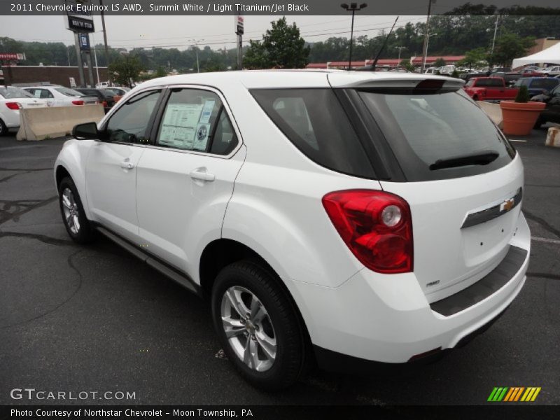 Summit White / Light Titanium/Jet Black 2011 Chevrolet Equinox LS AWD