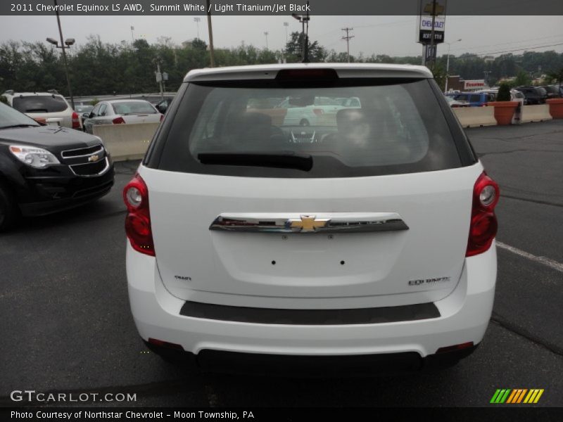 Summit White / Light Titanium/Jet Black 2011 Chevrolet Equinox LS AWD