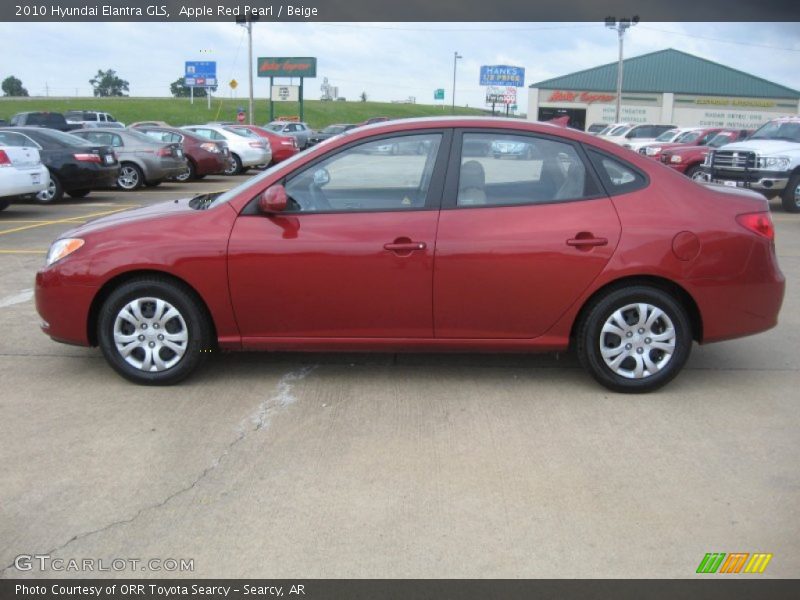 Apple Red Pearl / Beige 2010 Hyundai Elantra GLS