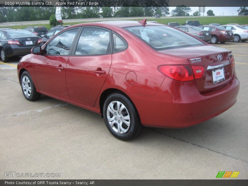 Apple Red Pearl / Beige 2010 Hyundai Elantra GLS