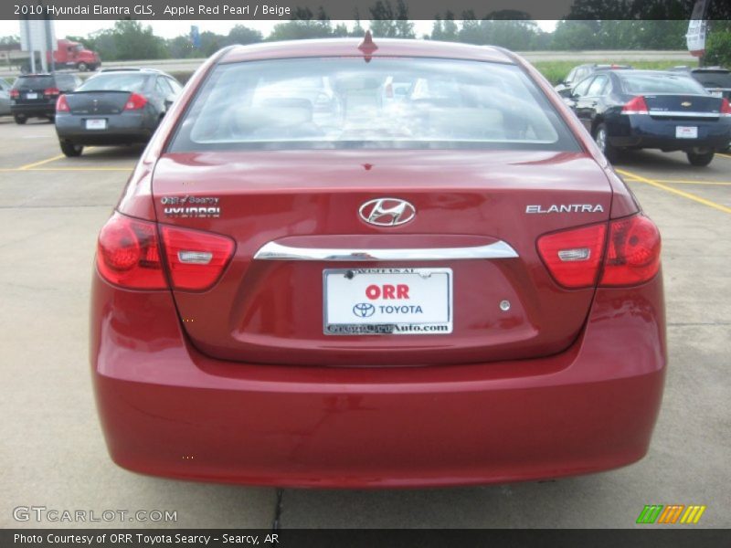 Apple Red Pearl / Beige 2010 Hyundai Elantra GLS