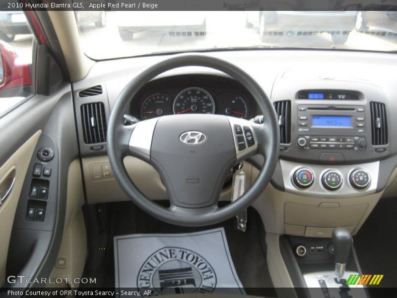 Apple Red Pearl / Beige 2010 Hyundai Elantra GLS