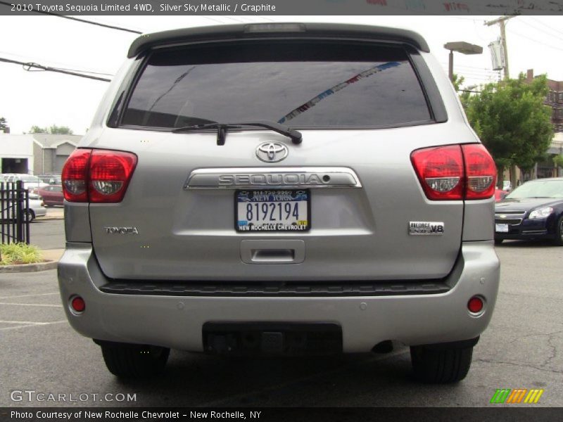 Silver Sky Metallic / Graphite 2010 Toyota Sequoia Limited 4WD