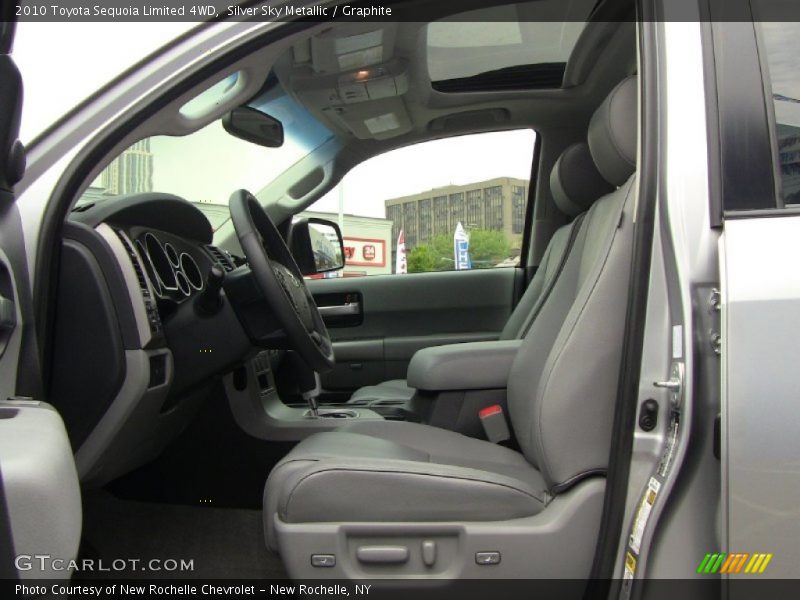 Silver Sky Metallic / Graphite 2010 Toyota Sequoia Limited 4WD