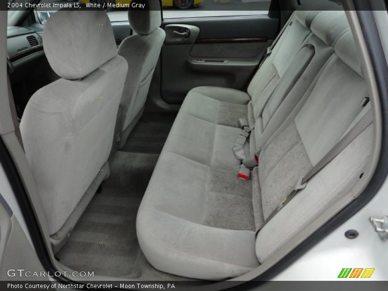 White / Medium Gray 2004 Chevrolet Impala LS