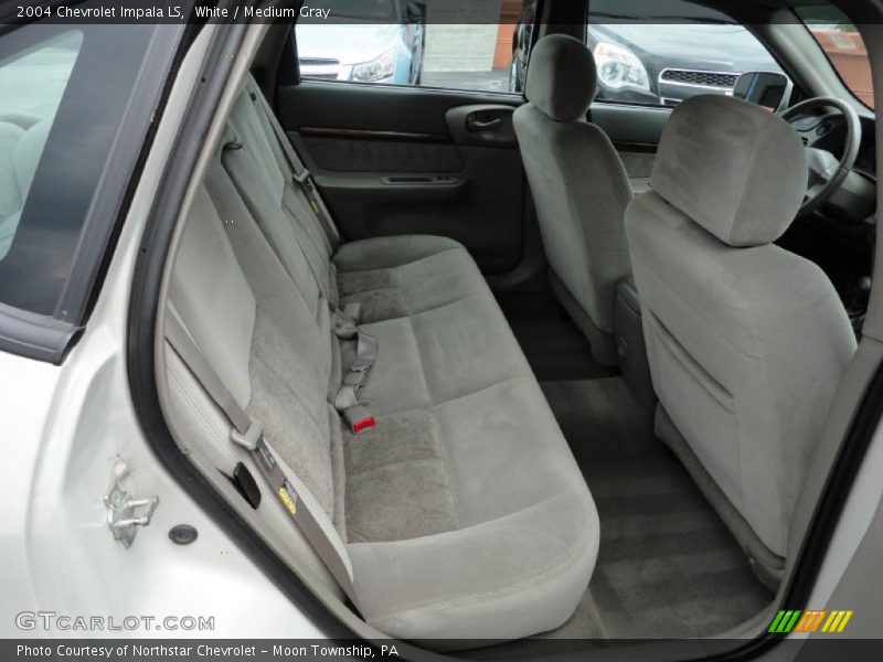 White / Medium Gray 2004 Chevrolet Impala LS
