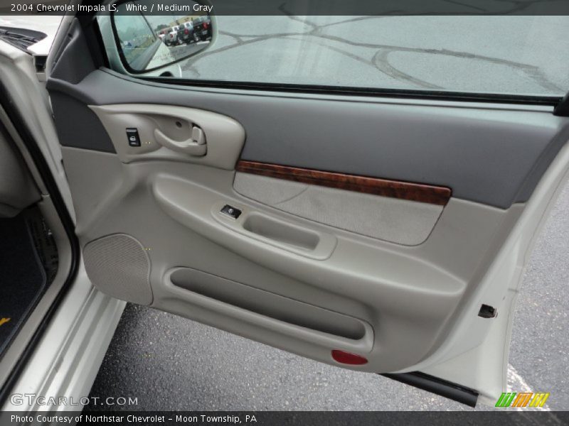White / Medium Gray 2004 Chevrolet Impala LS