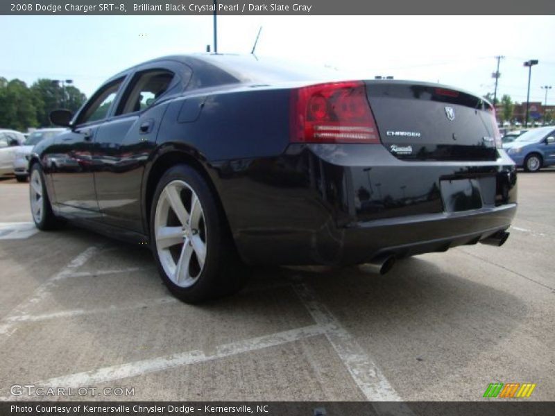 Brilliant Black Crystal Pearl / Dark Slate Gray 2008 Dodge Charger SRT-8