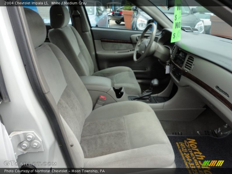 White / Medium Gray 2004 Chevrolet Impala LS