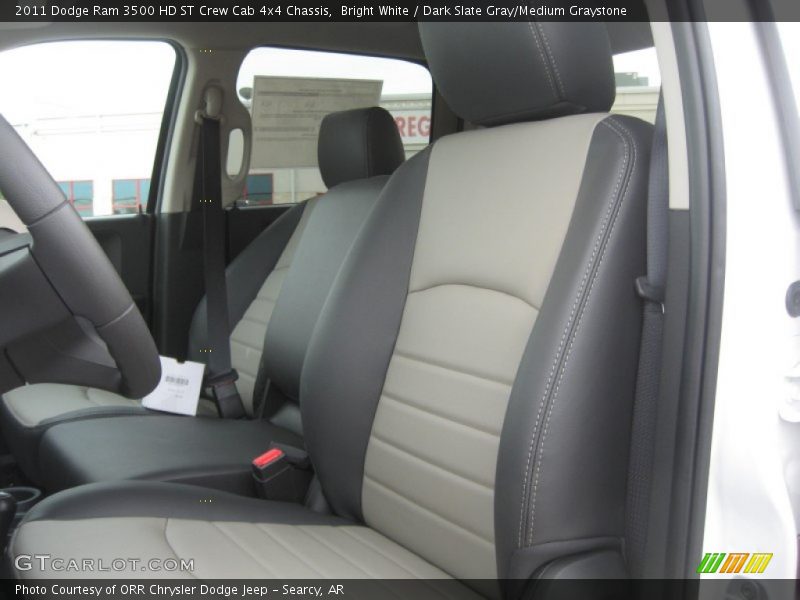  2011 Ram 3500 HD ST Crew Cab 4x4 Chassis Dark Slate Gray/Medium Graystone Interior