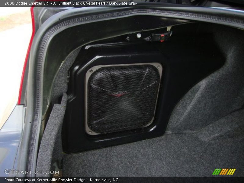 Brilliant Black Crystal Pearl / Dark Slate Gray 2008 Dodge Charger SRT-8