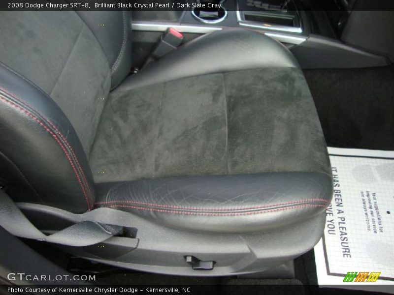 Brilliant Black Crystal Pearl / Dark Slate Gray 2008 Dodge Charger SRT-8