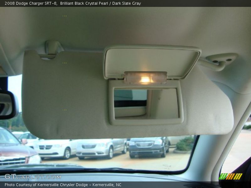 Brilliant Black Crystal Pearl / Dark Slate Gray 2008 Dodge Charger SRT-8