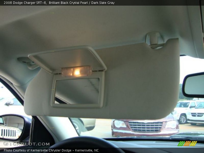 Brilliant Black Crystal Pearl / Dark Slate Gray 2008 Dodge Charger SRT-8