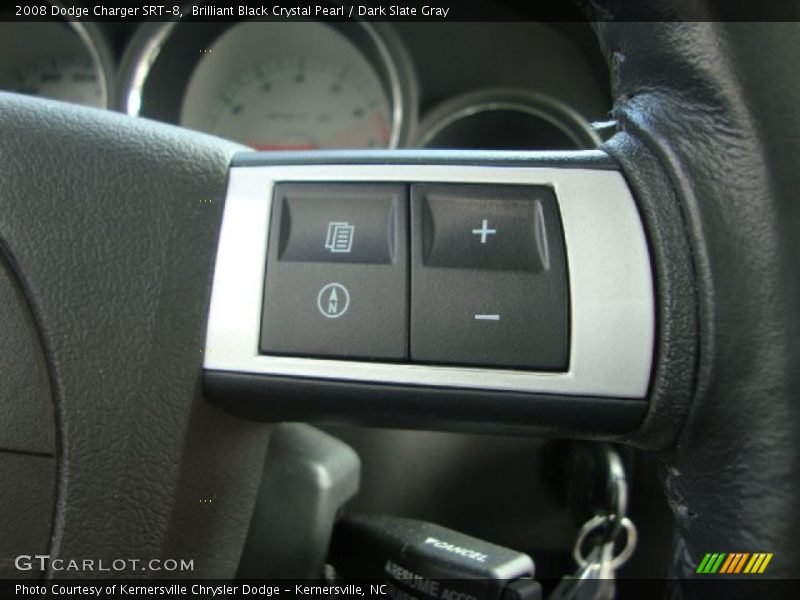 Brilliant Black Crystal Pearl / Dark Slate Gray 2008 Dodge Charger SRT-8