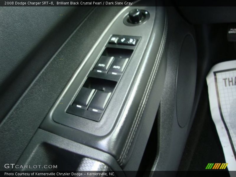 Brilliant Black Crystal Pearl / Dark Slate Gray 2008 Dodge Charger SRT-8