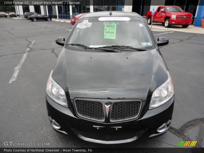 Carbon Black Metallic / Charcoal 2009 Pontiac G3