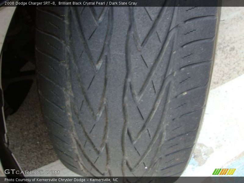 Brilliant Black Crystal Pearl / Dark Slate Gray 2008 Dodge Charger SRT-8