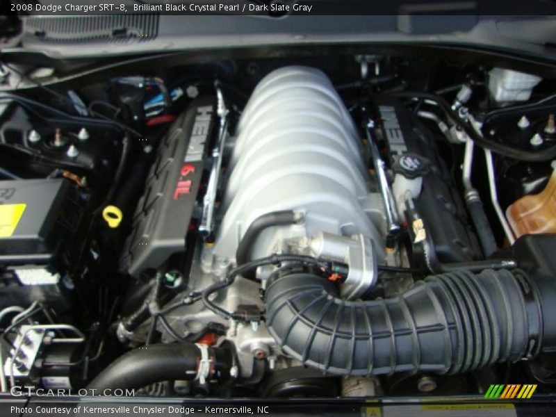 Brilliant Black Crystal Pearl / Dark Slate Gray 2008 Dodge Charger SRT-8