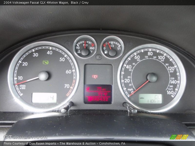  2004 Passat GLX 4Motion Wagon GLX 4Motion Wagon Gauges