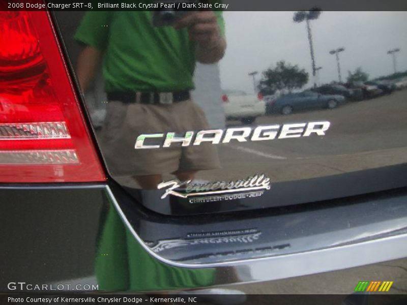 Brilliant Black Crystal Pearl / Dark Slate Gray 2008 Dodge Charger SRT-8