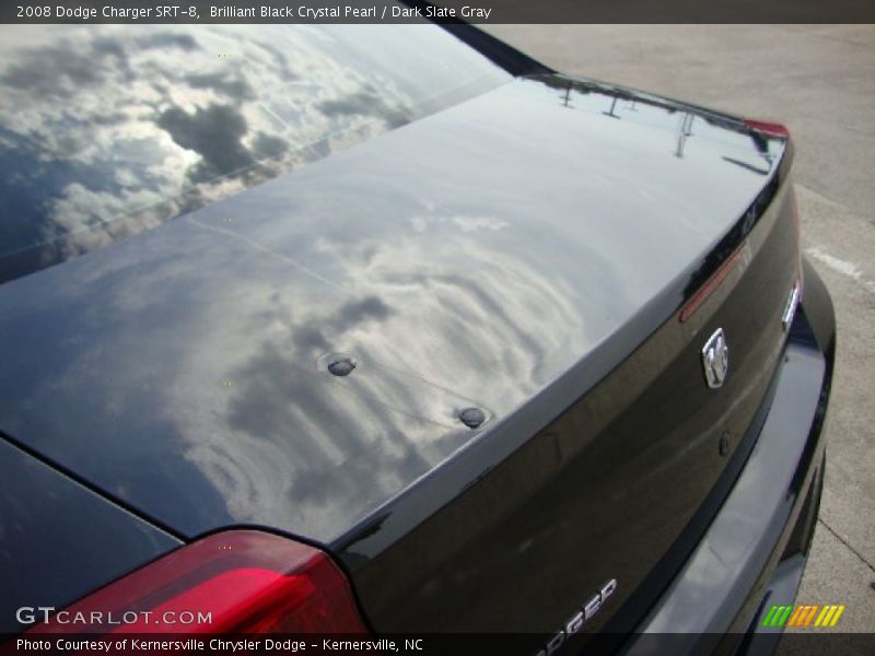 Brilliant Black Crystal Pearl / Dark Slate Gray 2008 Dodge Charger SRT-8