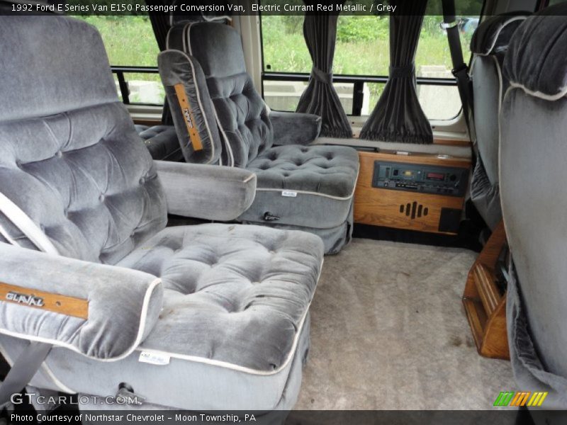  1992 E Series Van E150 Passenger Conversion Van Grey Interior