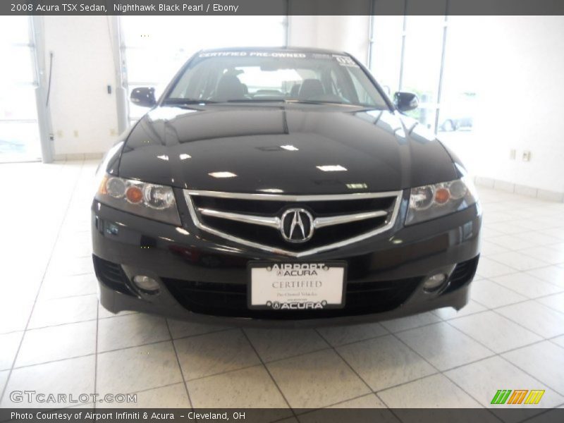 Nighthawk Black Pearl / Ebony 2008 Acura TSX Sedan