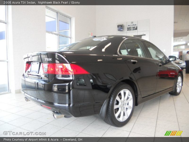 Nighthawk Black Pearl / Ebony 2008 Acura TSX Sedan