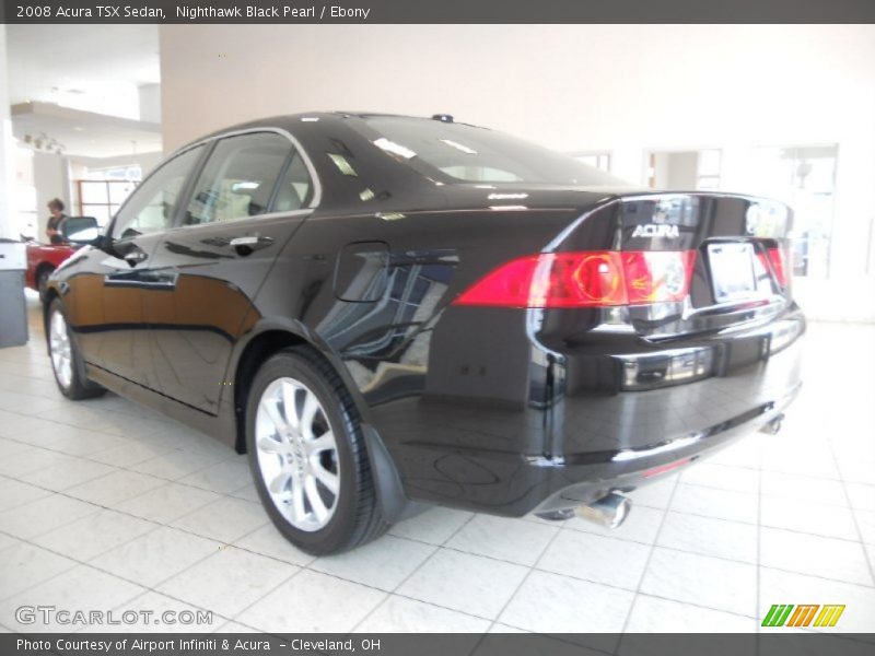 Nighthawk Black Pearl / Ebony 2008 Acura TSX Sedan