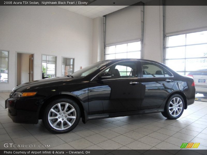 Nighthawk Black Pearl / Ebony 2008 Acura TSX Sedan