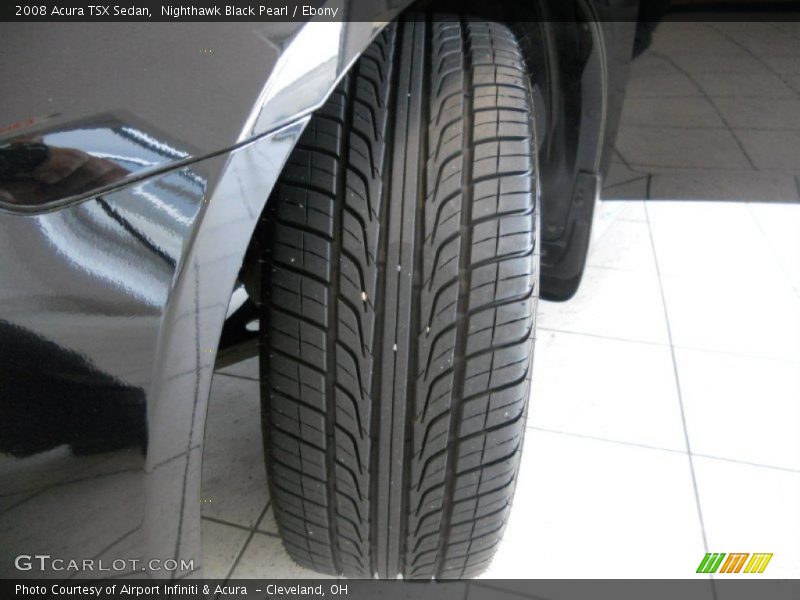 Nighthawk Black Pearl / Ebony 2008 Acura TSX Sedan
