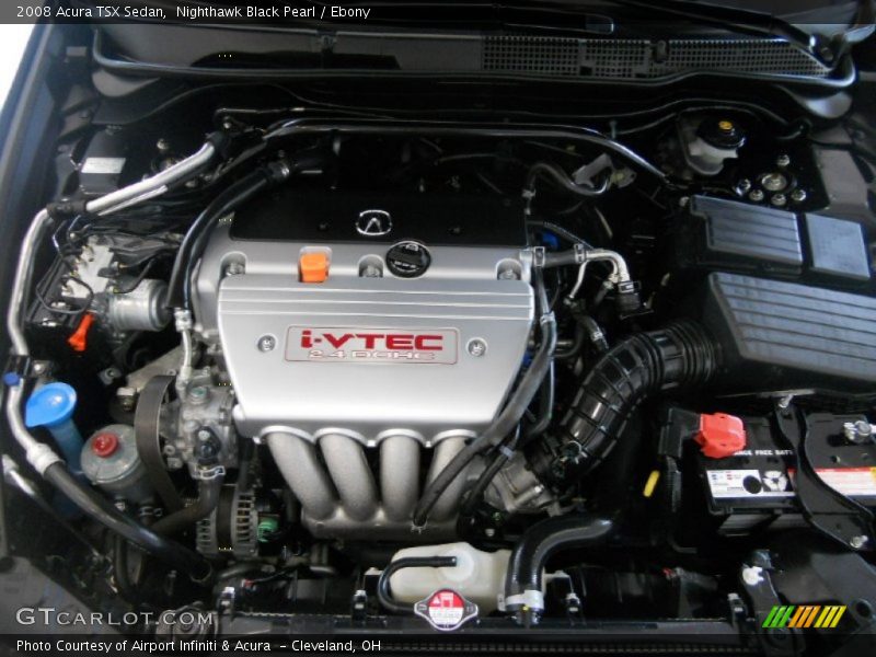 Nighthawk Black Pearl / Ebony 2008 Acura TSX Sedan