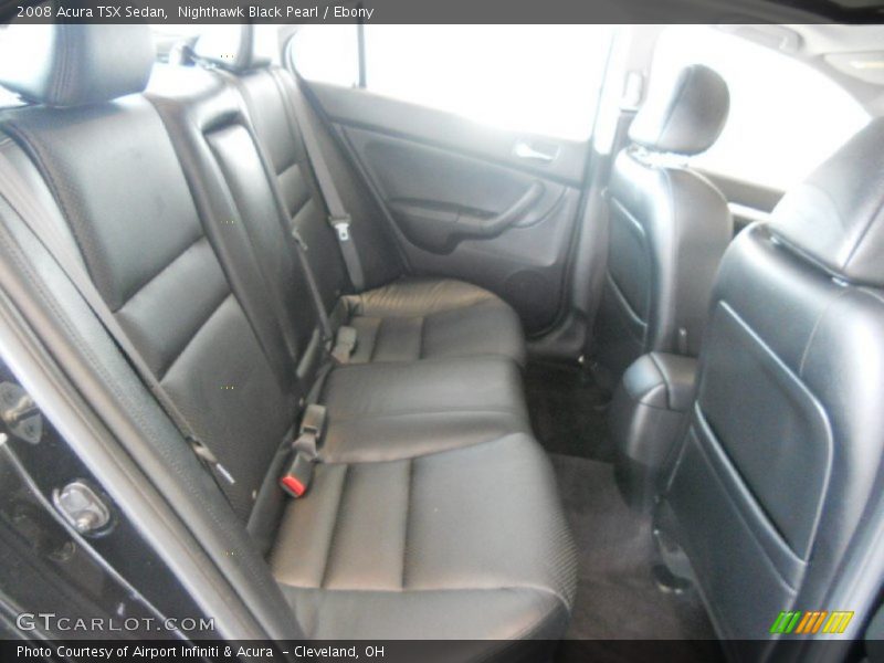 Nighthawk Black Pearl / Ebony 2008 Acura TSX Sedan