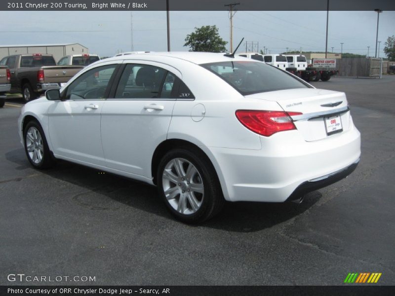 Bright White / Black 2011 Chrysler 200 Touring