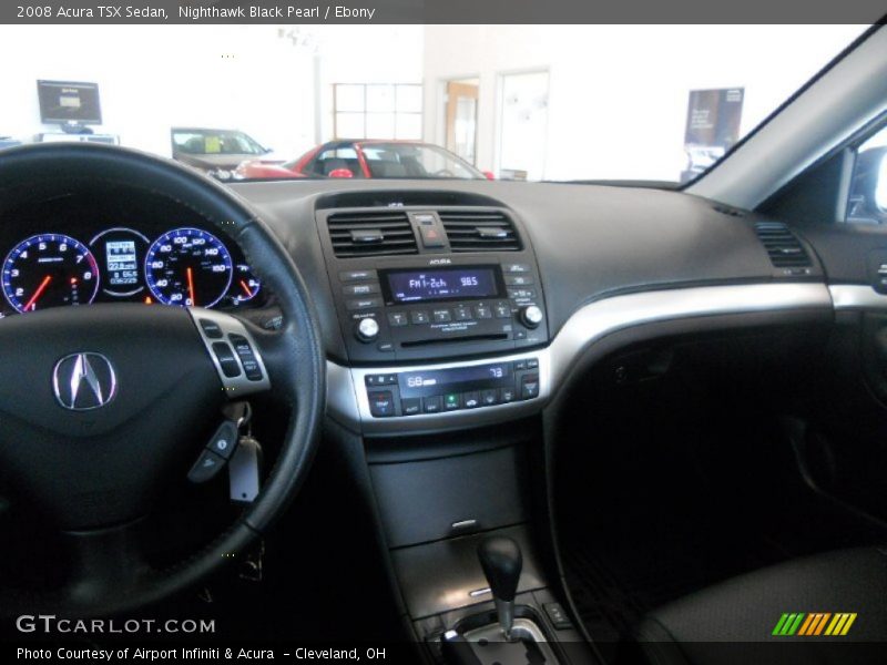 Nighthawk Black Pearl / Ebony 2008 Acura TSX Sedan
