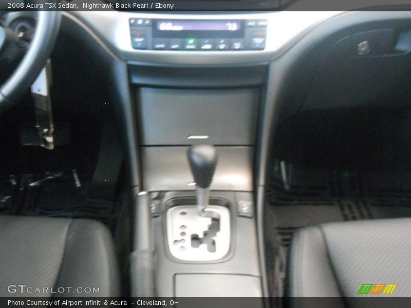 Nighthawk Black Pearl / Ebony 2008 Acura TSX Sedan