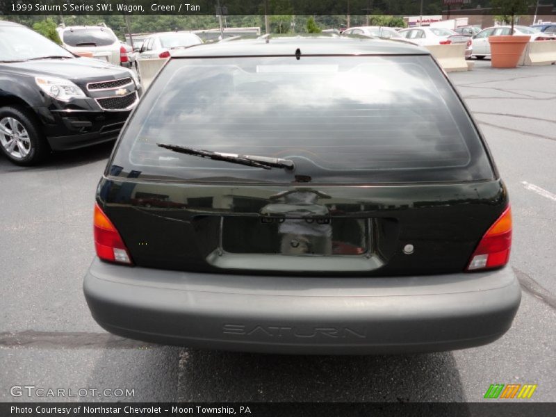 Green / Tan 1999 Saturn S Series SW1 Wagon