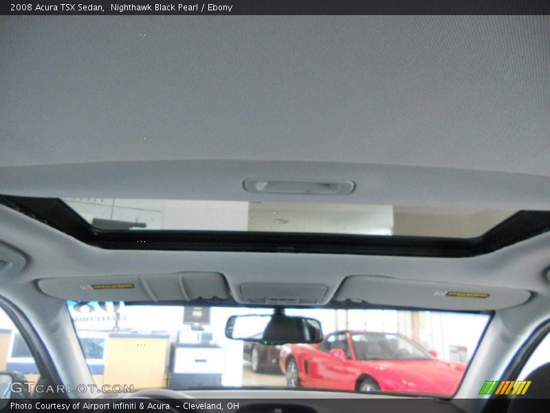 Nighthawk Black Pearl / Ebony 2008 Acura TSX Sedan