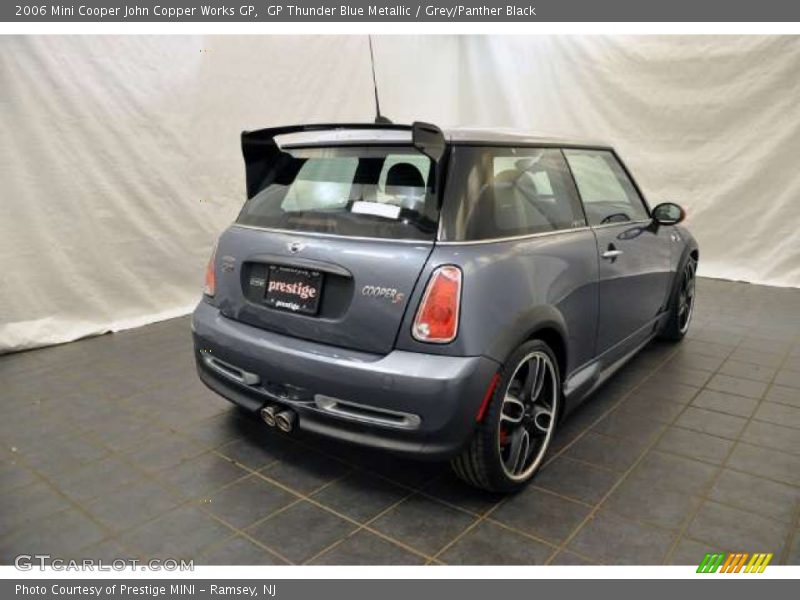 GP Thunder Blue Metallic / Grey/Panther Black 2006 Mini Cooper John Copper Works GP