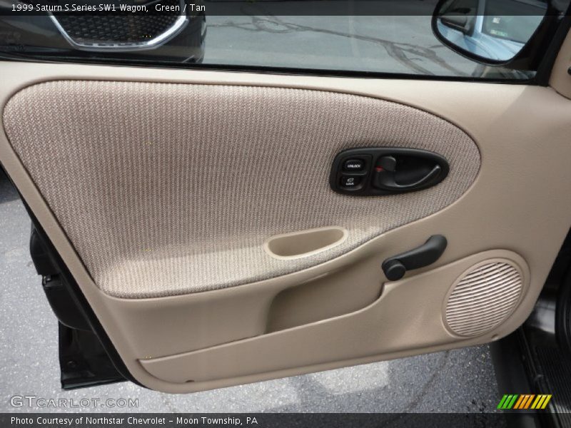 Green / Tan 1999 Saturn S Series SW1 Wagon