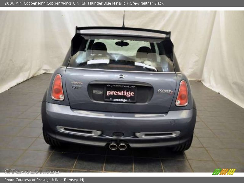 GP Thunder Blue Metallic / Grey/Panther Black 2006 Mini Cooper John Copper Works GP