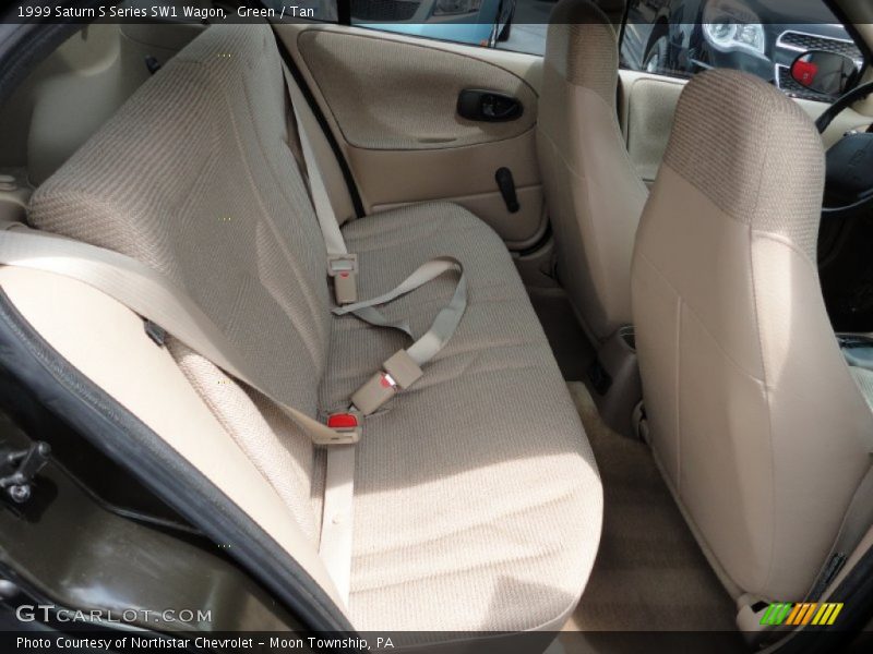 Green / Tan 1999 Saturn S Series SW1 Wagon