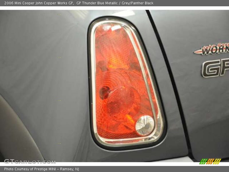 GP Thunder Blue Metallic / Grey/Panther Black 2006 Mini Cooper John Copper Works GP