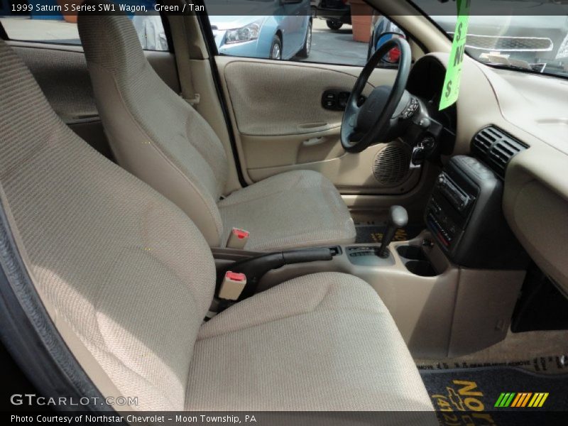 Green / Tan 1999 Saturn S Series SW1 Wagon
